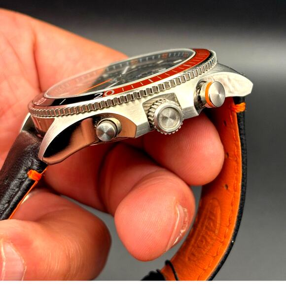 Fossil Wakefield Chronograph CH2953 Mens Stainless Steel Watch Black Dial 44mm - Picture 9 of 17